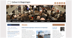 Desktop Screenshot of cultuurinwageningen.nl
